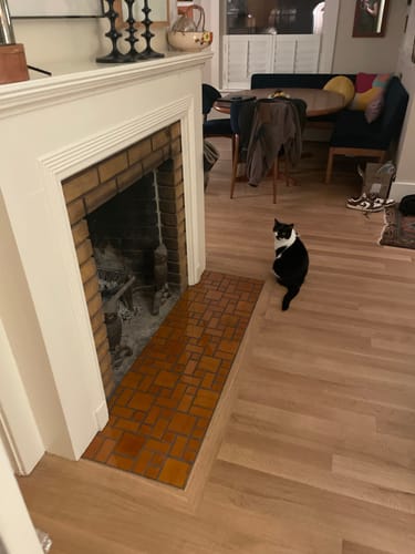 Customer photo review of Large Craftsman Squares - 65W Amber