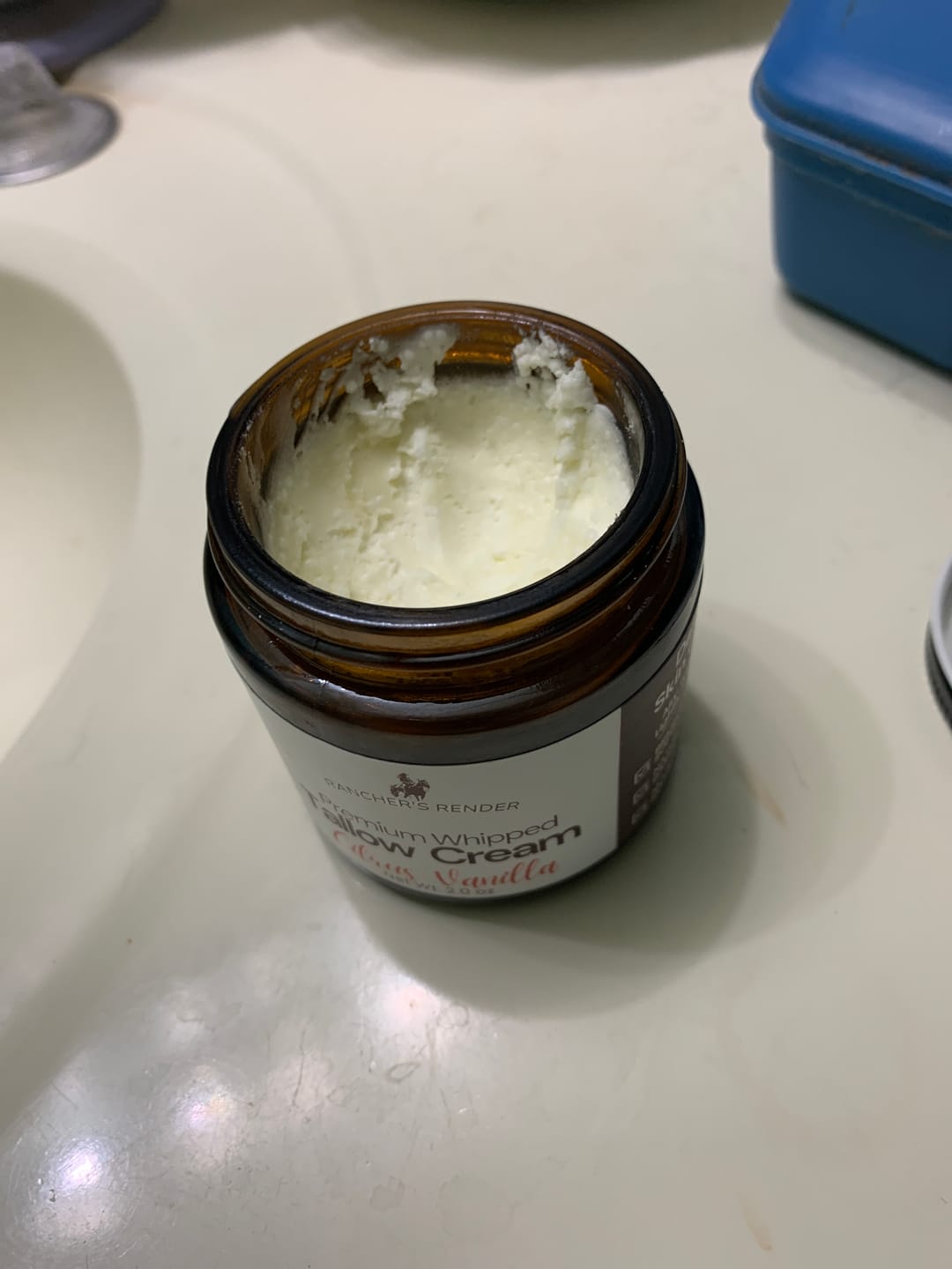 Customer photo review of Citrus Vanilla Whipped Tallow Cream