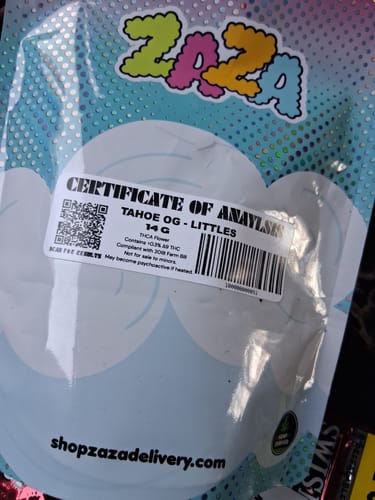 Customer photo review of Tahoe OG - 14 Grams Littles - Indica