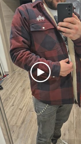 Customer video review of Holzbrüder® Flanelljacke – Outlander (Red-Timber)