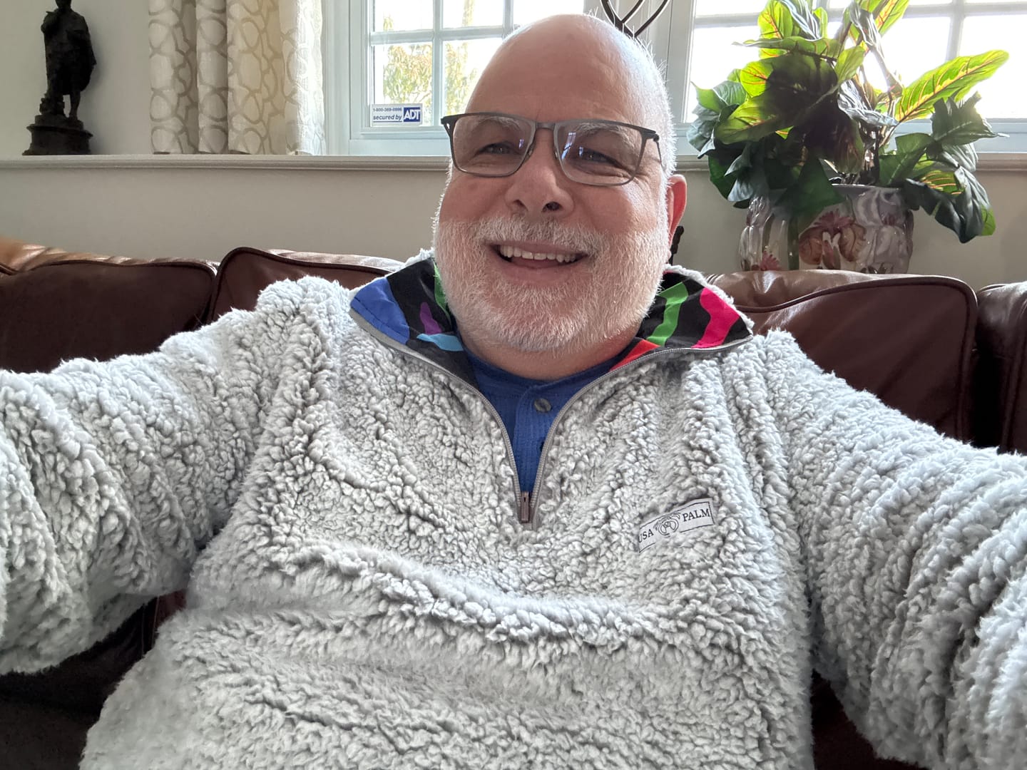 Customer photo review of Reversible Sherpa 1/4 Zip