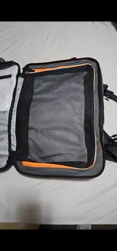 Customer photo review of The Digital Nomad Backpack