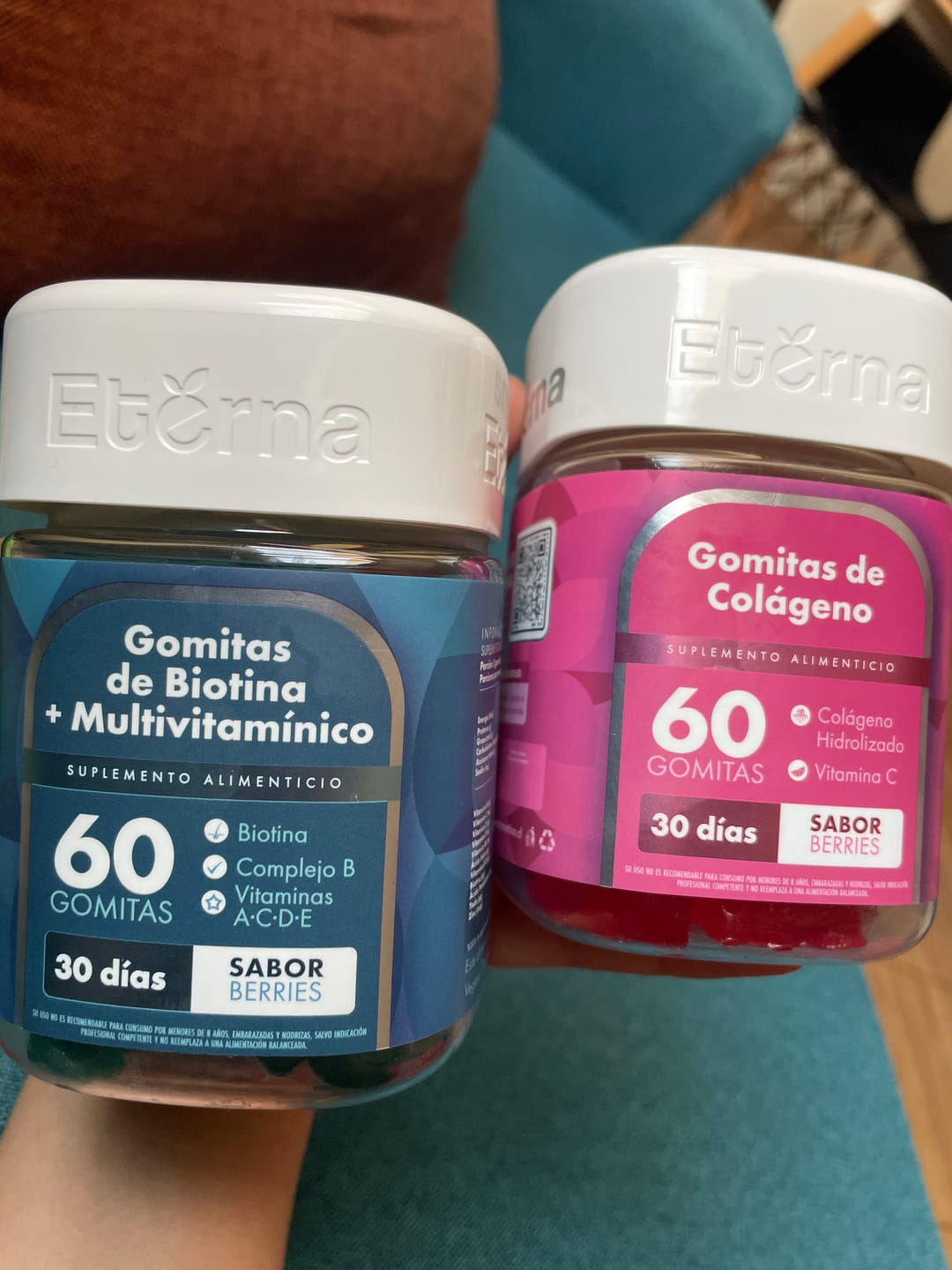 Customer photo review of Pack Biotina + Colágeno | Suscripción