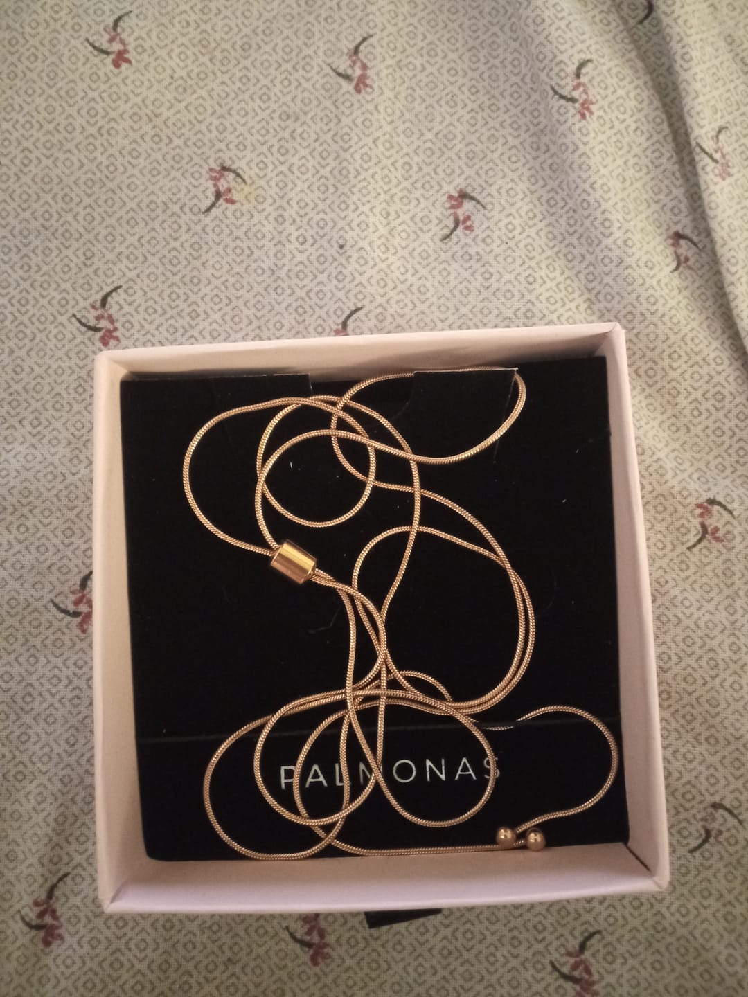 Customer photo review of Wrap Lariat Necklace