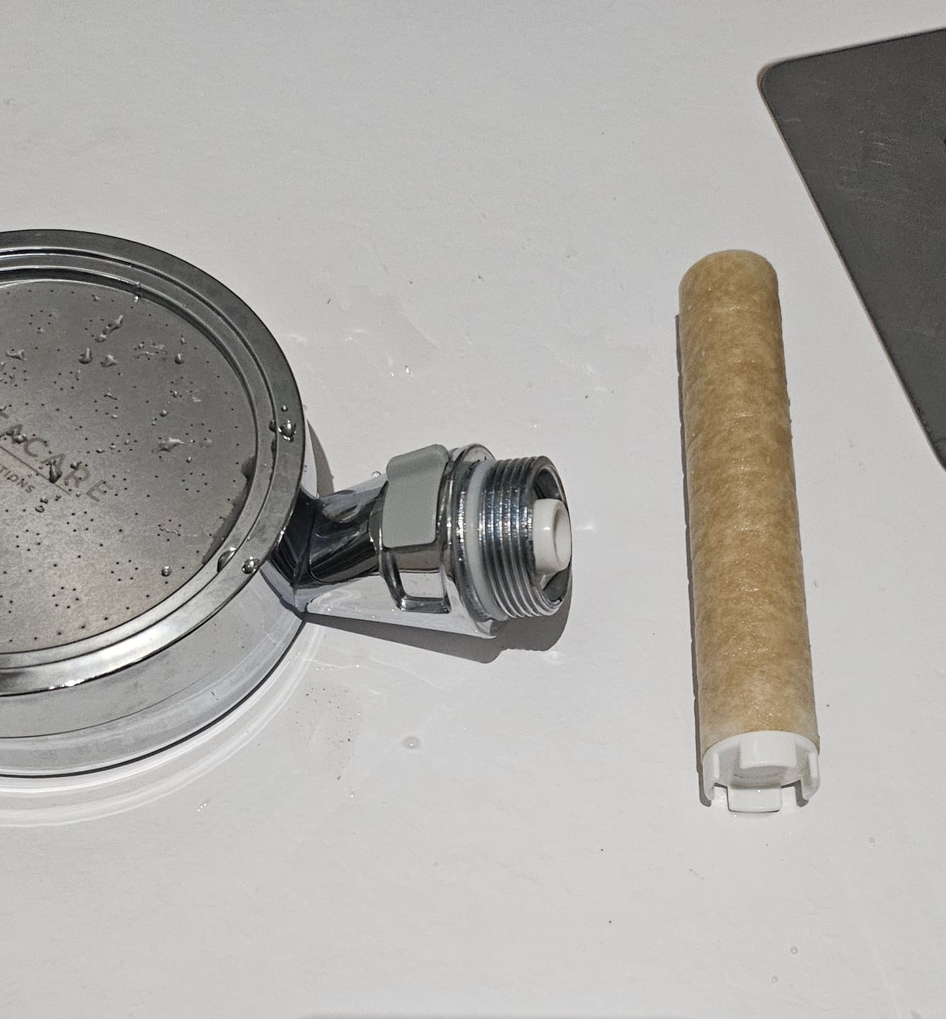 Customer photo review of Filtro de ducha de Vitacare Solutions