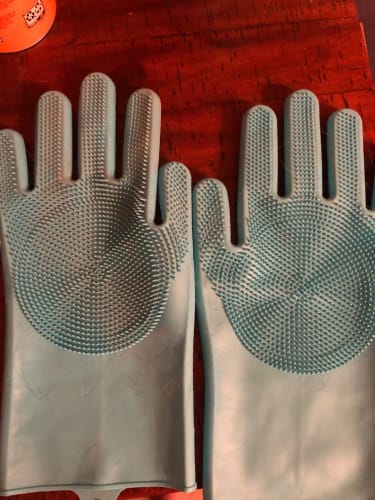 Customer photo review of Turn Bath Time Into a Gentle & Effective Clean
BathPaws™ Grooming Gloves