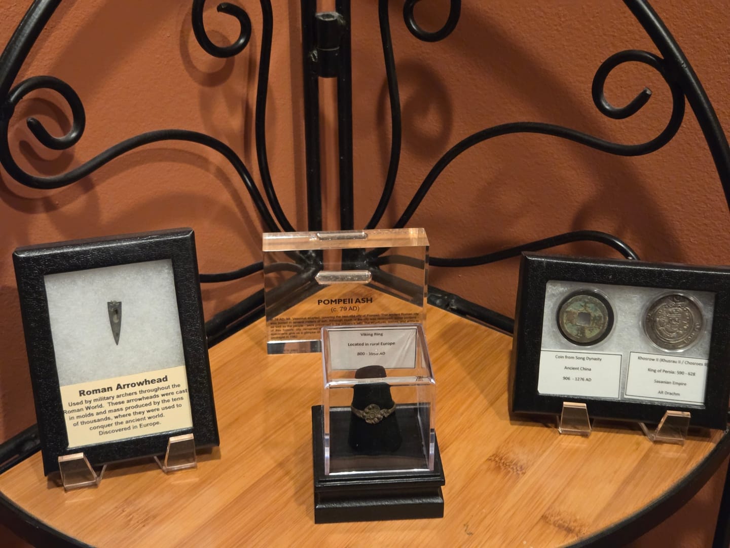 Customer photo review of Pompeii Ash Artifact Display