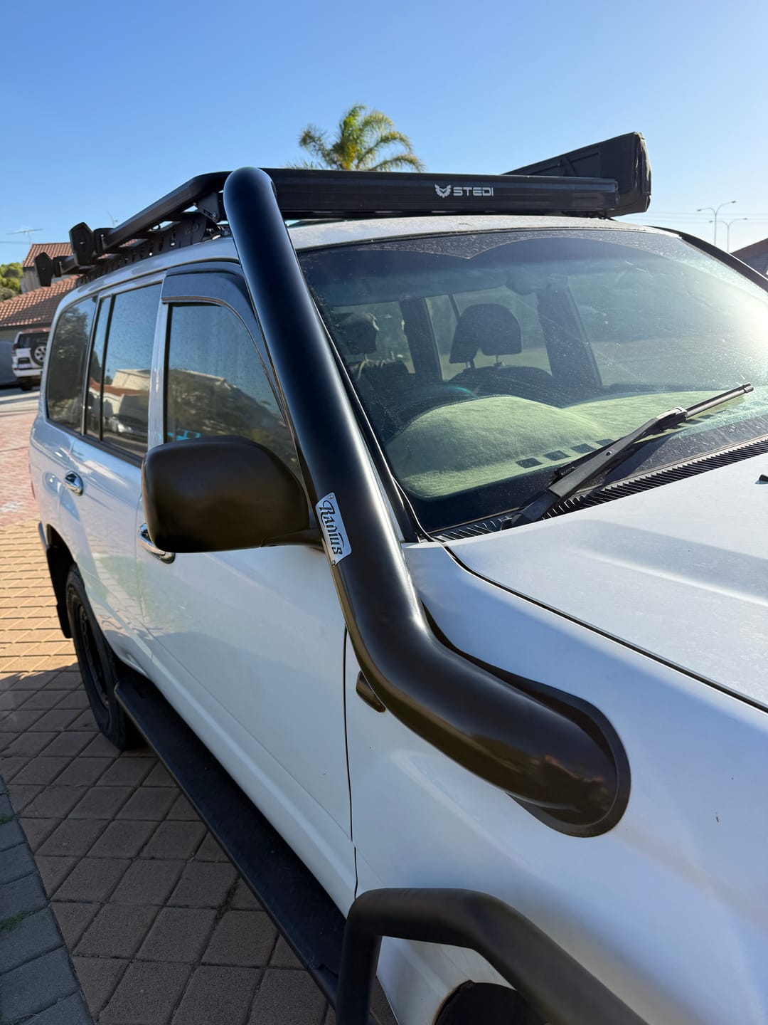 Customer photo review of Stainless Snorkel to suit Drivers Side Toyota 100/105 Series Landcruiser