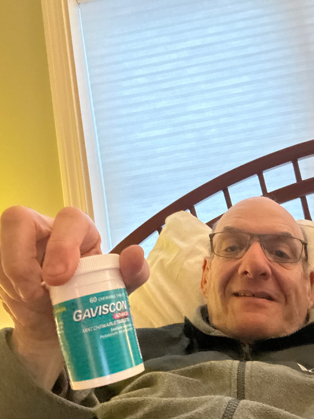 Customer photo review of Gaviscon Advance Mint Chewable Tablets 60 Tablets