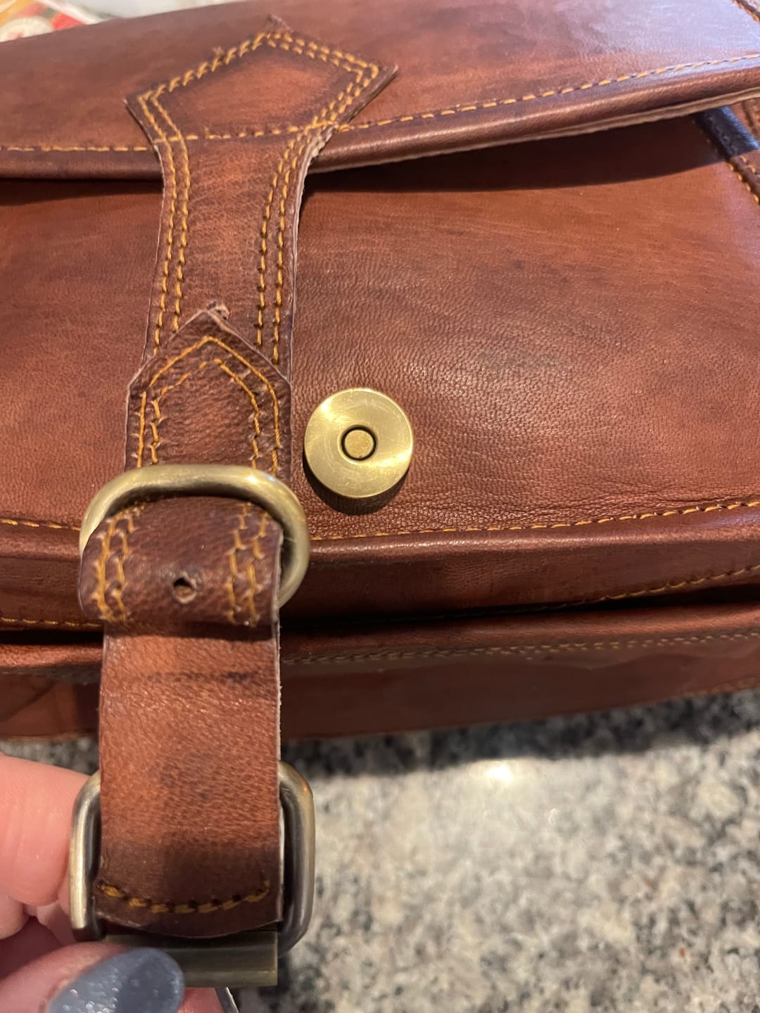 Customer photo review of The Bennett Crossbody