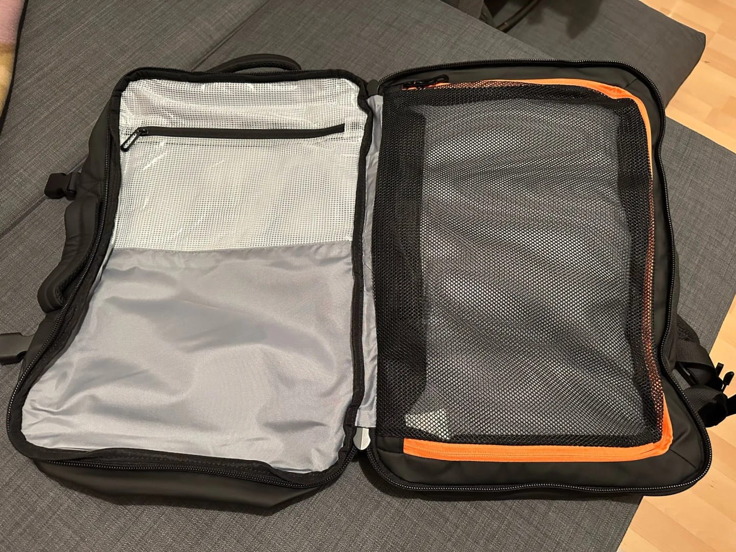 Customer photo review of The Digital Nomad Backpack