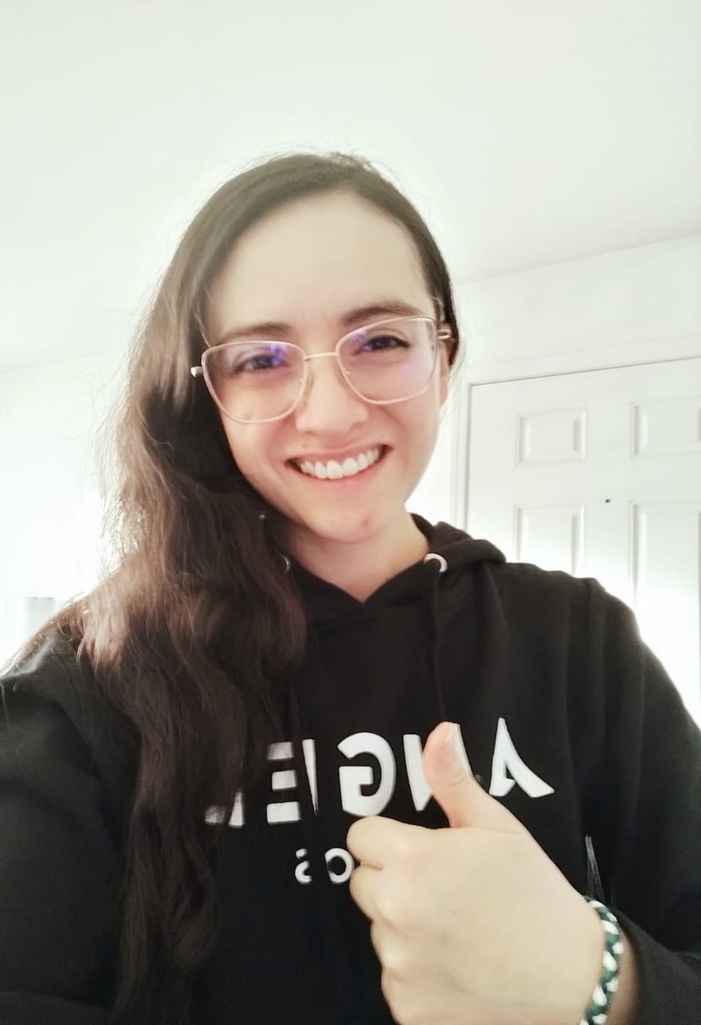 Customer photo review of Angel Adult Hoodie