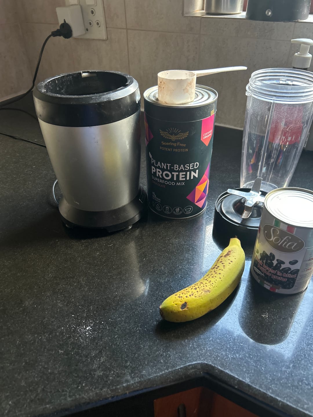 Customer photo review of Chocolate Plant-Based Protein Superfood Mix