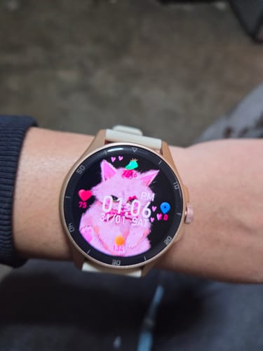 Customer photo review of Smartwatch Reloj Kronos Oblivion STF Pantalla Amoled 1.43" Resistencia al agua IP68 Beige