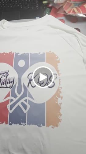 Customer video review of Upload Your DTF Gang Sheet