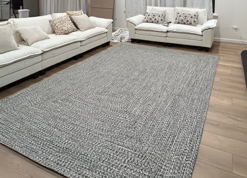 Customer photo review of Braided Indoor/Outdoor Area Rug