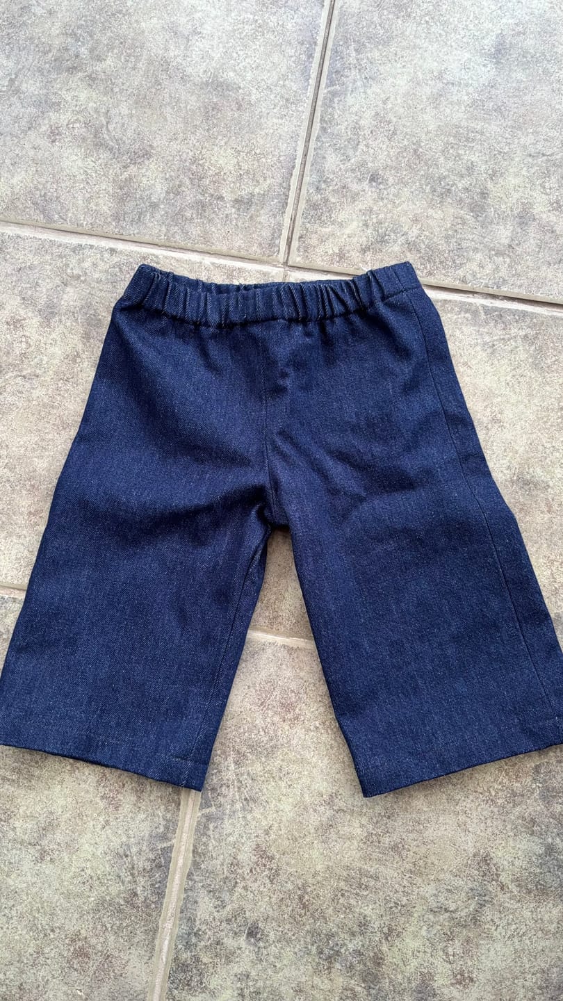 Customer photo review of 3 Metres 100% Cotton Denim Fabric- 55" (Washed Navy)