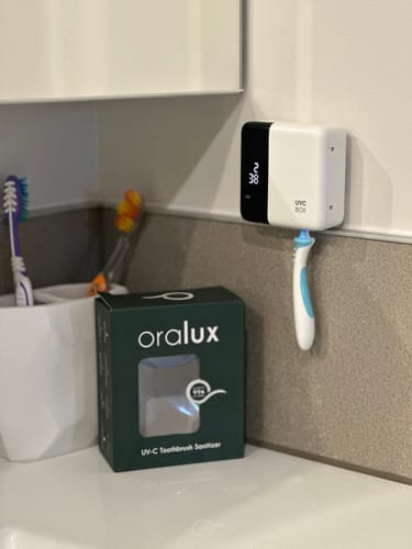 Customer photo review of Oralux UV Toothbrush Sanitizer