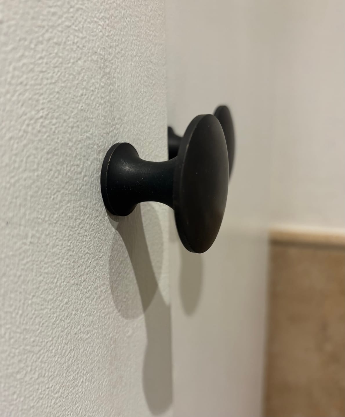 Customer photo review of Classic Cast Iron Cupboard Handles | Oxidised