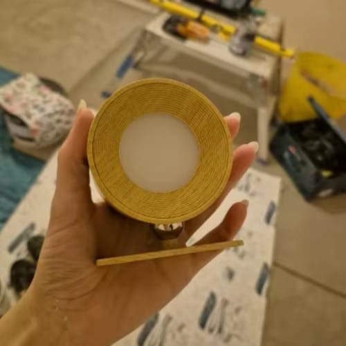 Customer photo review of מנורת הקיר של אלורה