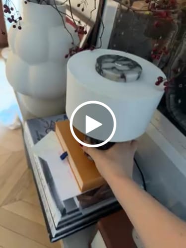 Customer video review of Auríe Portable Lamp