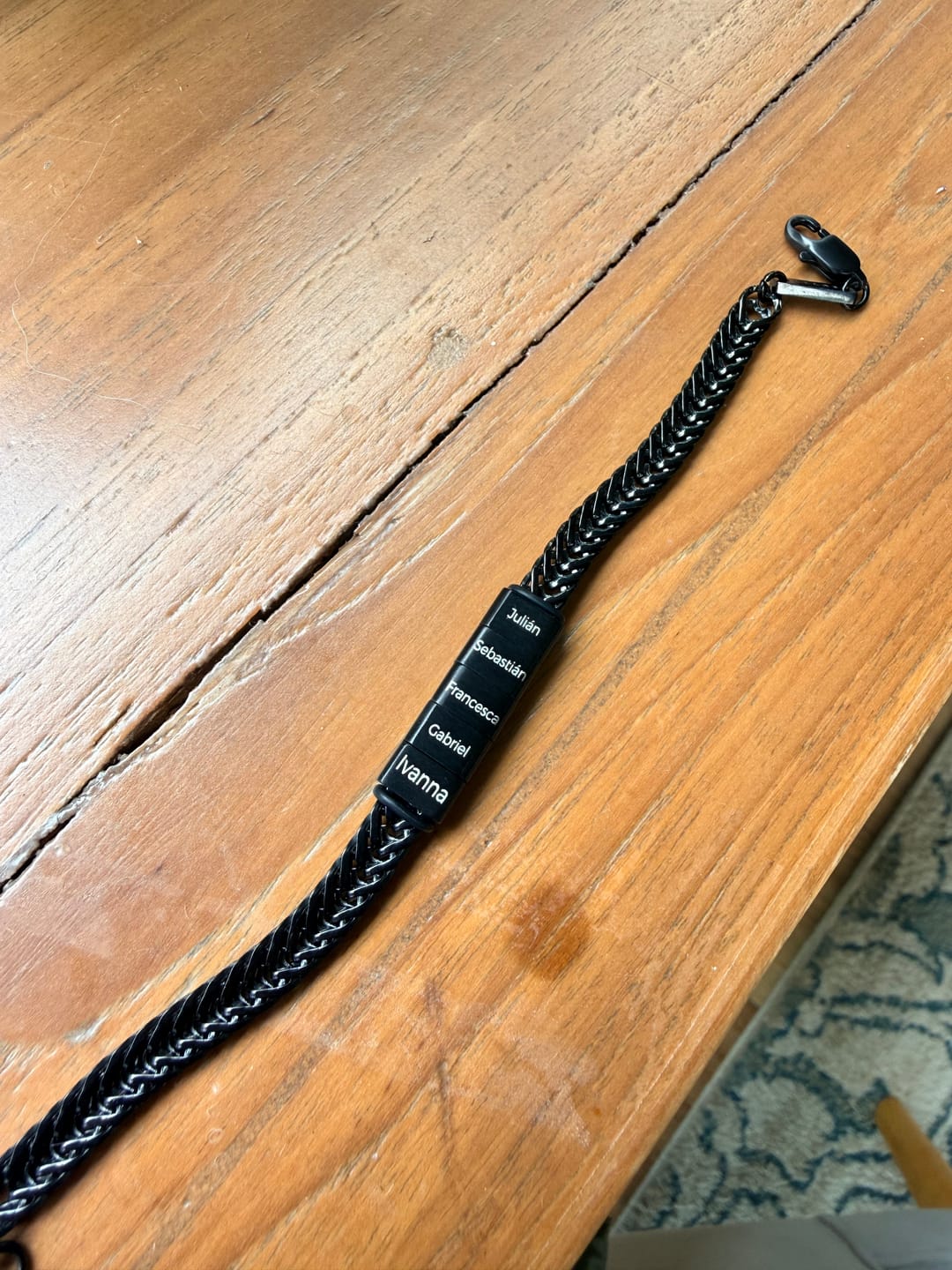 Customer photo review of Dan Bracelet Bead