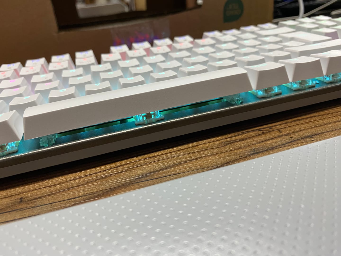 Customer photo review of Rainbow Mekanik Oyuncu Klavyesi
