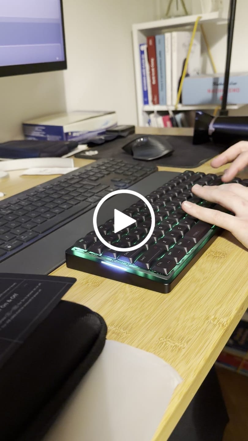 Customer video review of IQUNIX MQ80 Aluminum Low Profile Mechanical Keyboard