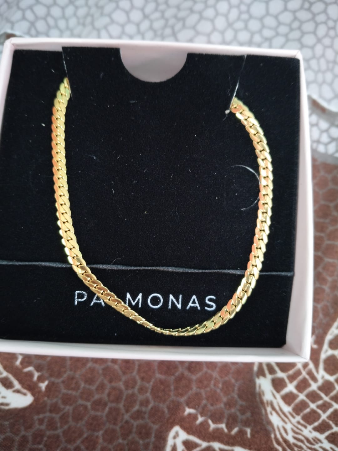 Customer photo review of Minimalist Twisted Chain for Men