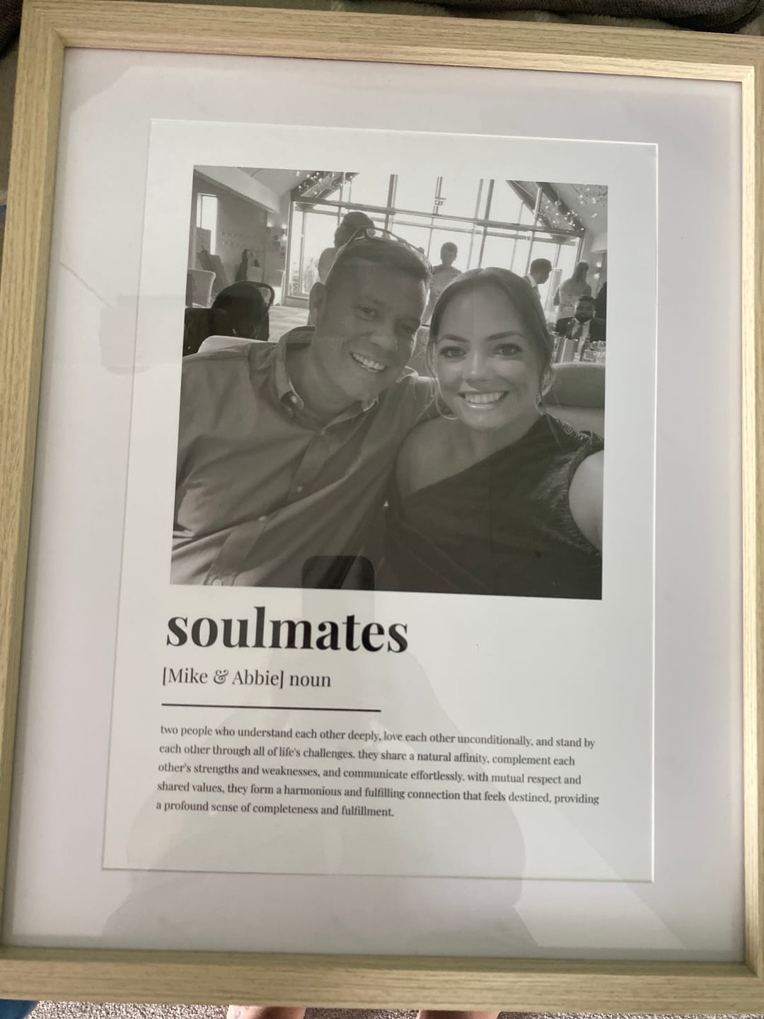 Customer photo review of Personalised Friendship Definition Photo Print