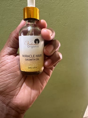 Customer photo review of Miracle Hair Growth Oil