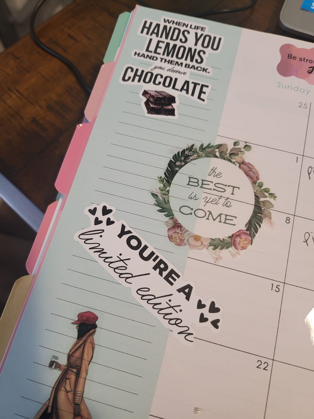 Customer photo review of "There is a Quote For That" Sticker Book [EVERYDAY]