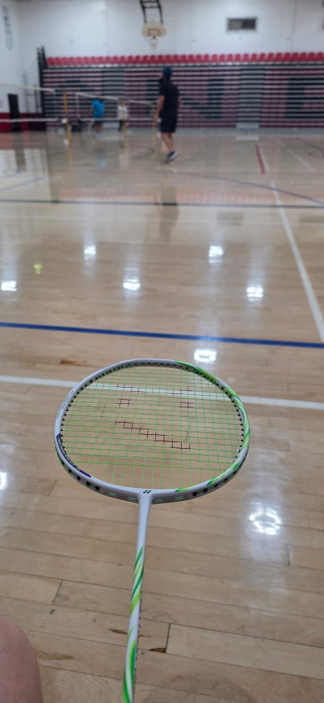 Customer photo review of Yonex x Viktor Axelsen ASTROX 100VA ZZ Unstrung Badminton Racket Limited Edition [Grayish Beige]
