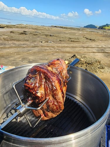 Customer photo review of COBB Rotisserie with Dome Extension