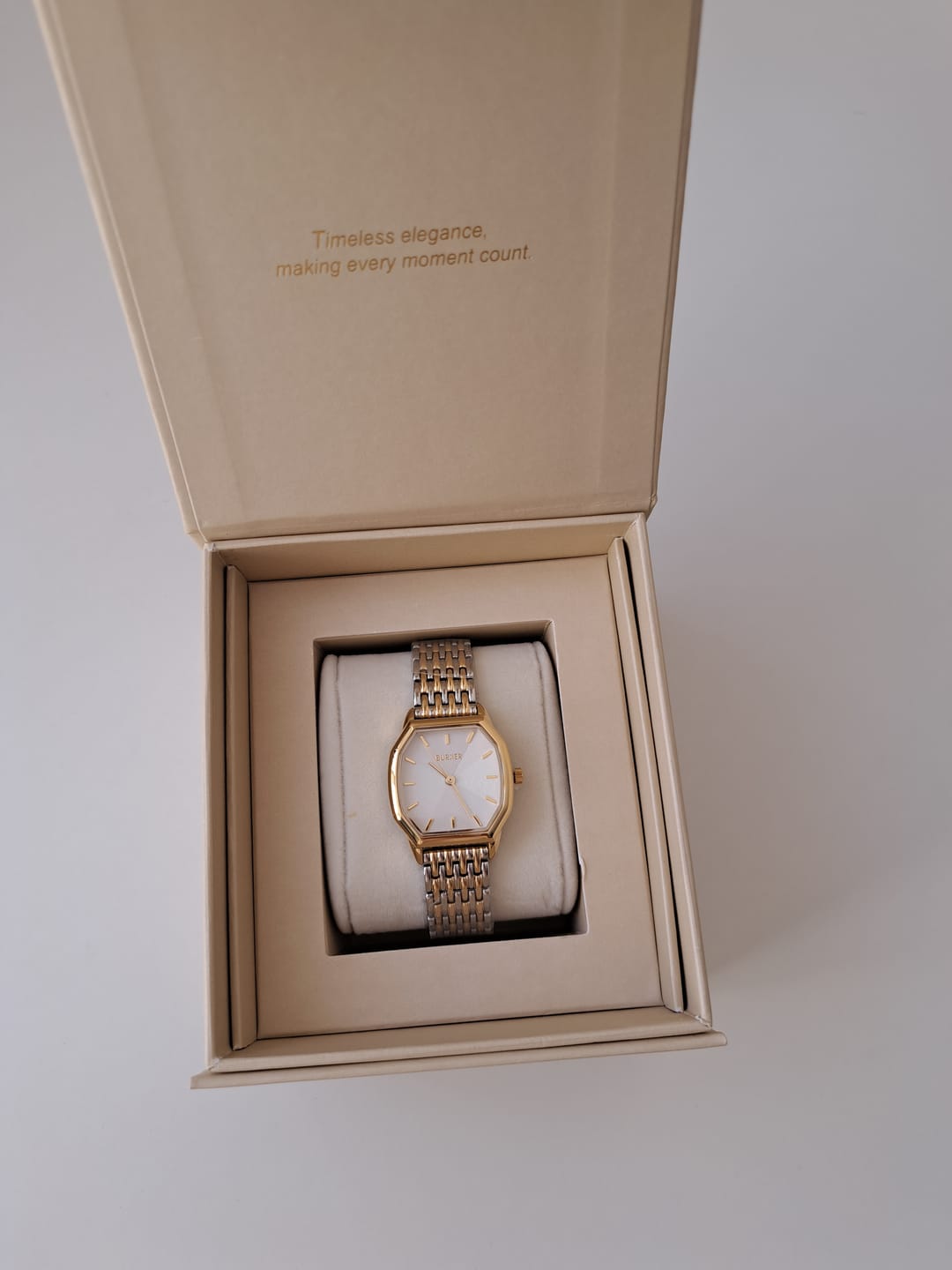 Customer photo review of Macy Petite Gold Silver