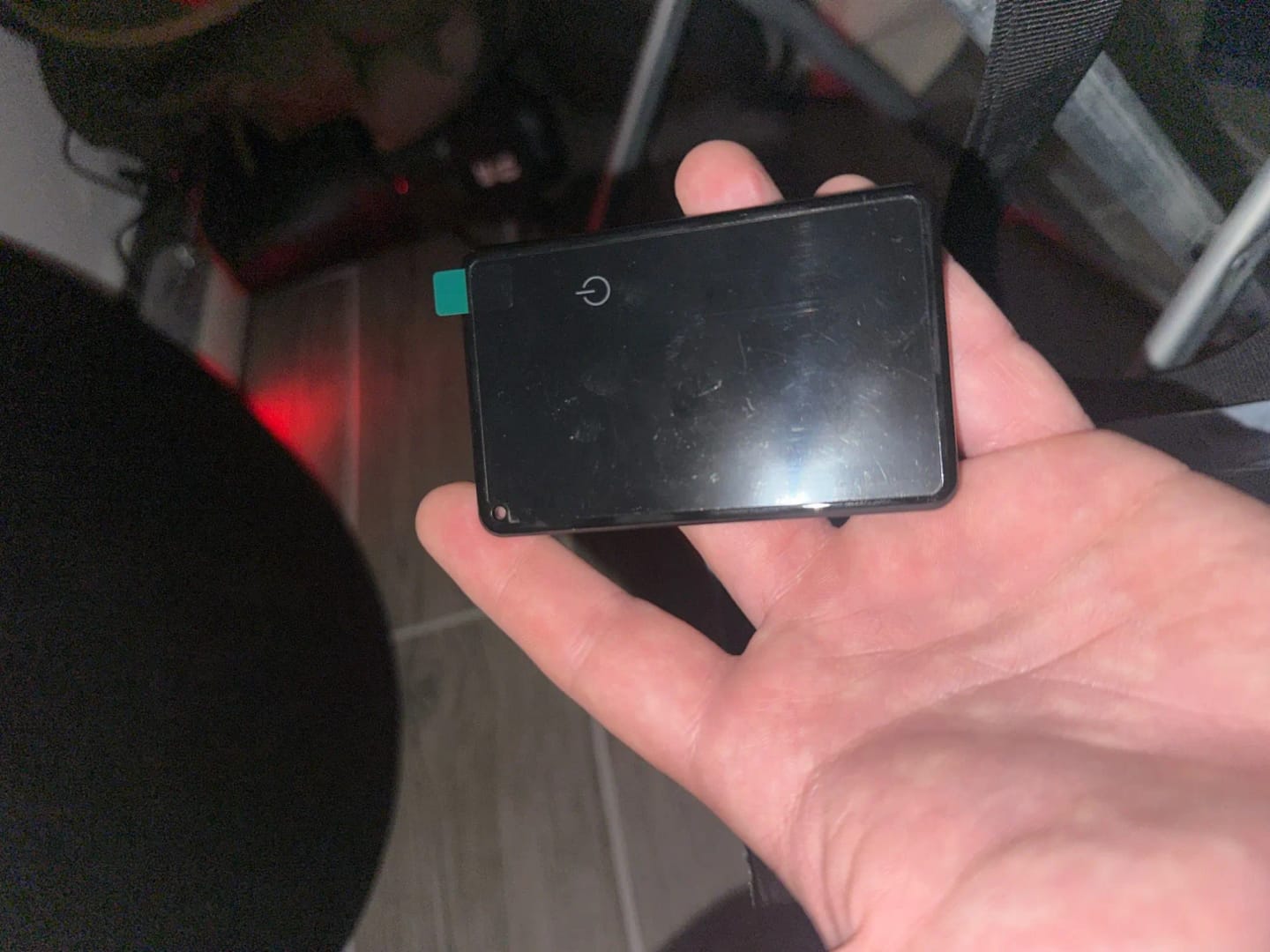 Customer photo review of Smart Luggage Tracker Card