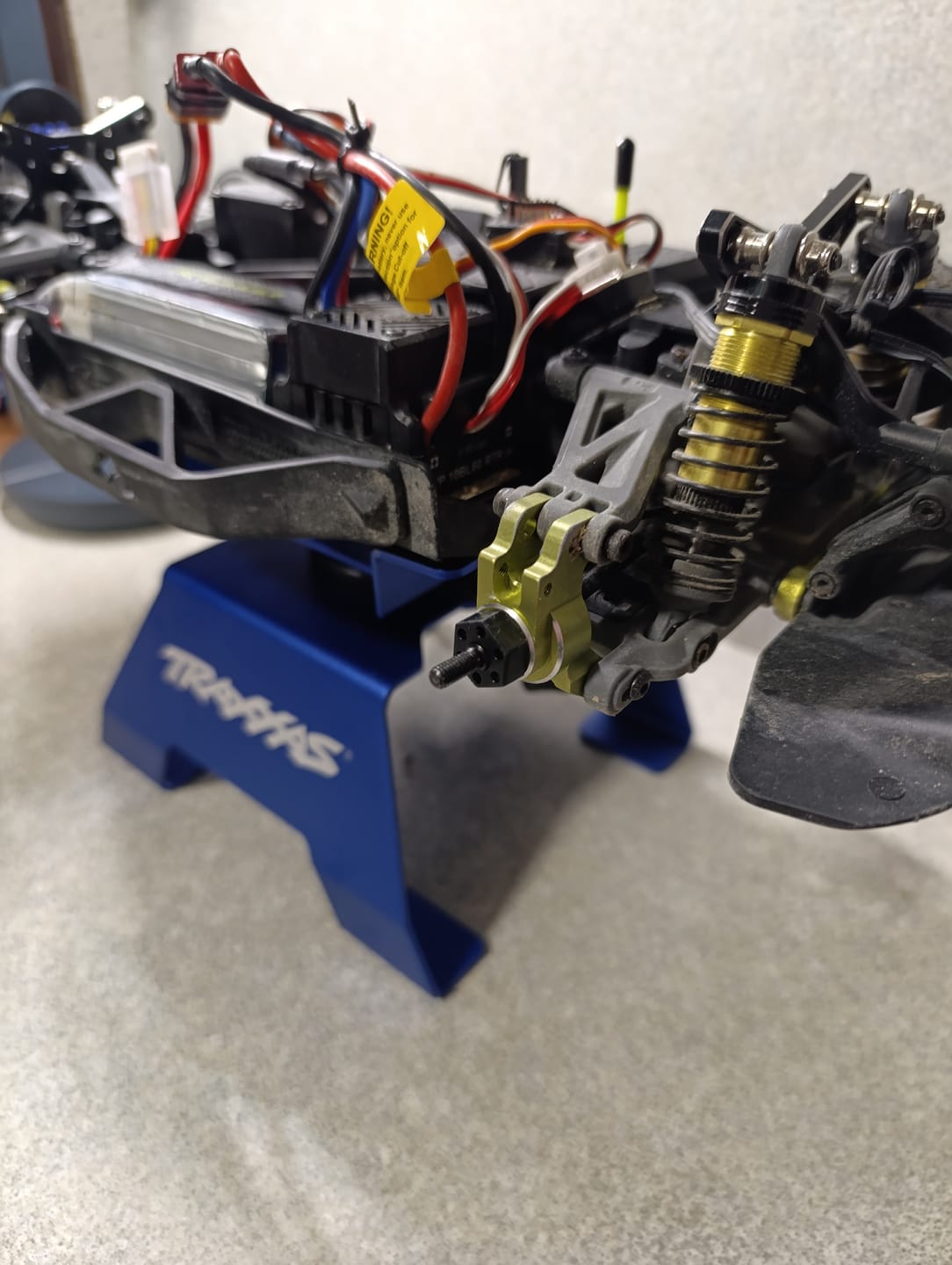 Customer photo review of Aluminum Front Steering Hub For XTS-S10 RC Rally Car