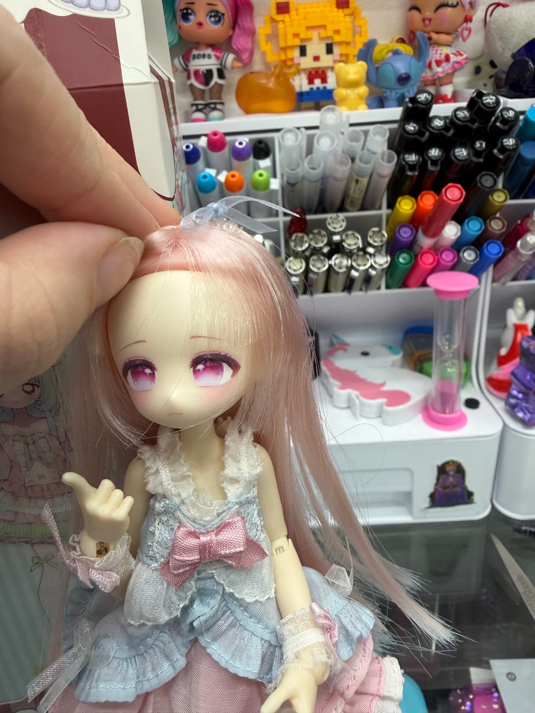 Customer photo review of Momotale Four Seasons Tea House Story Series 1/8 Action Figure BJD Blind Box