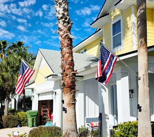 Customer photo review of Rectangular Flag