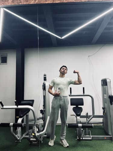 Customer photo review of BATMAN COMPRESSION TEES #4259