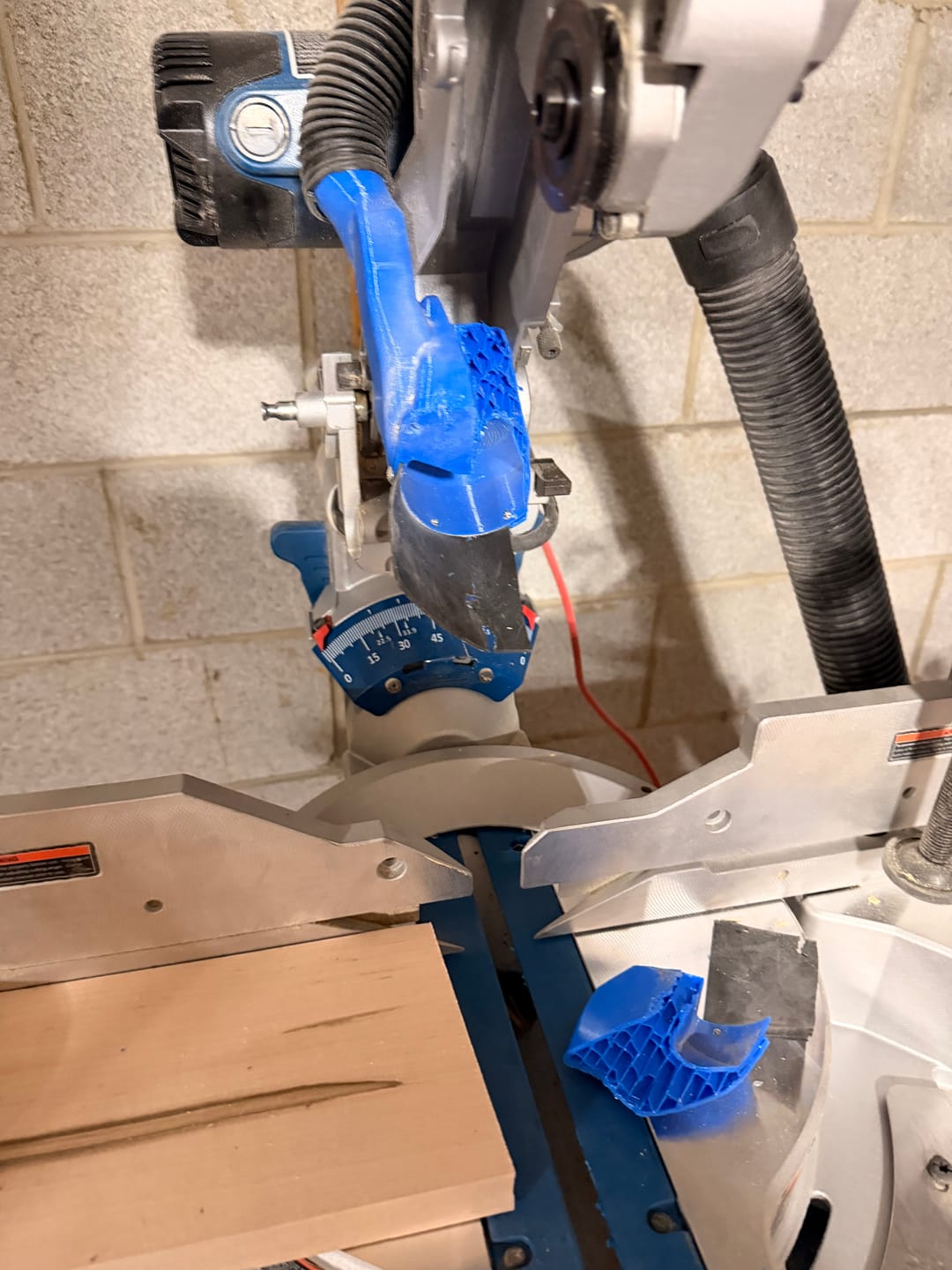 Customer photo review of Hercules 12" Sliding Compound Miter Saw Dust Collection
