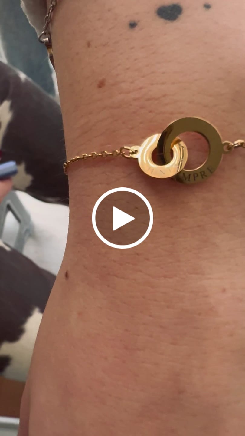 Customer video review of Pulsera Apego - Personalizado