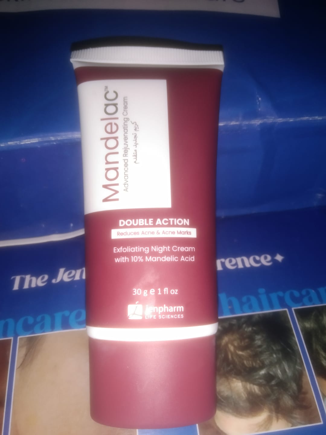 Customer photo review of MandelAC Cream