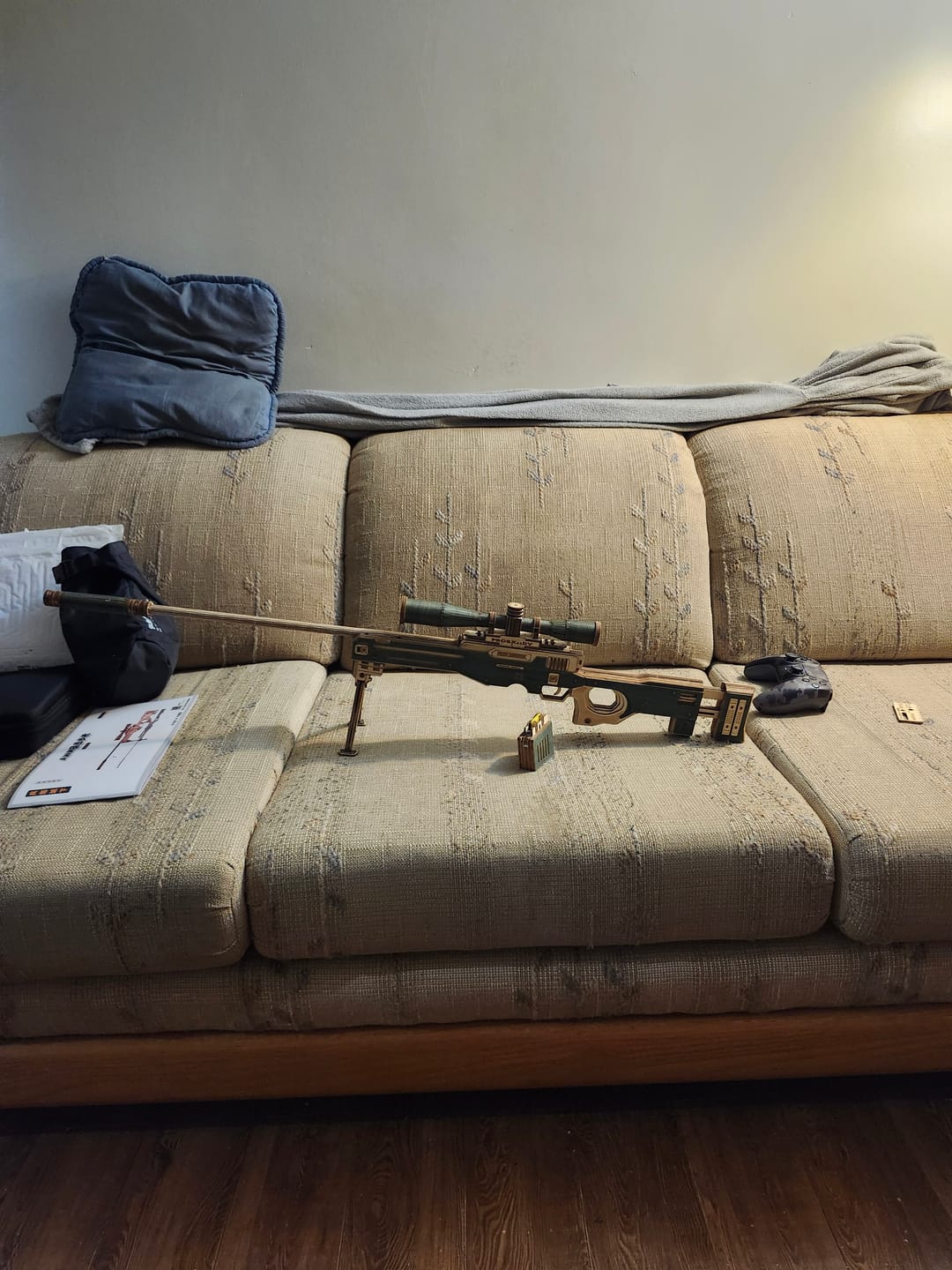 Customer photo review of Rokrgeek AWM Sniper Rifle 3D Wooden Gun Puzzle