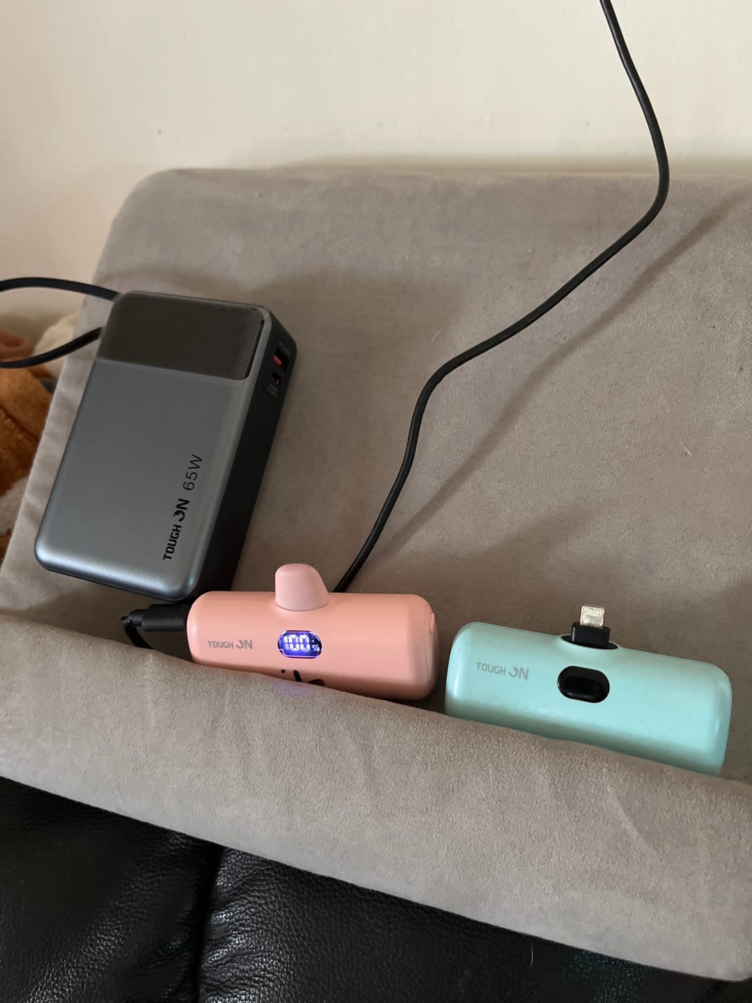 Customer photo review of Tough On 20000mAh Power Bank and Mini PowerBank Bundle