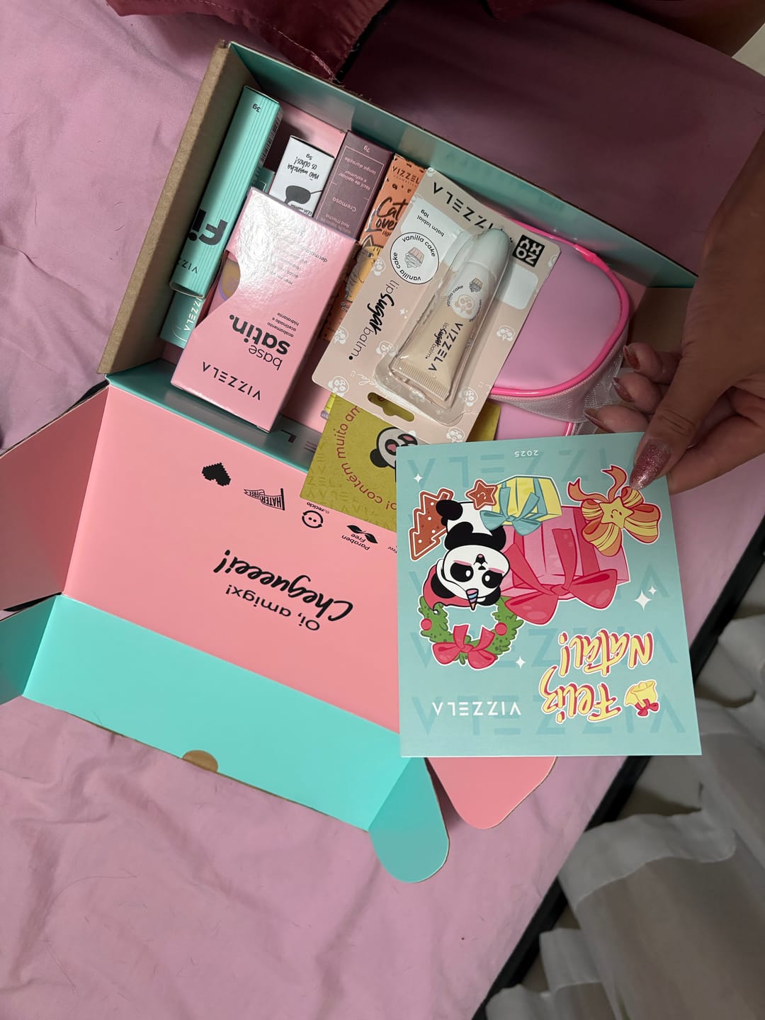 Customer photo review of Delineador Marrom– Cat Lovers – Vizzela