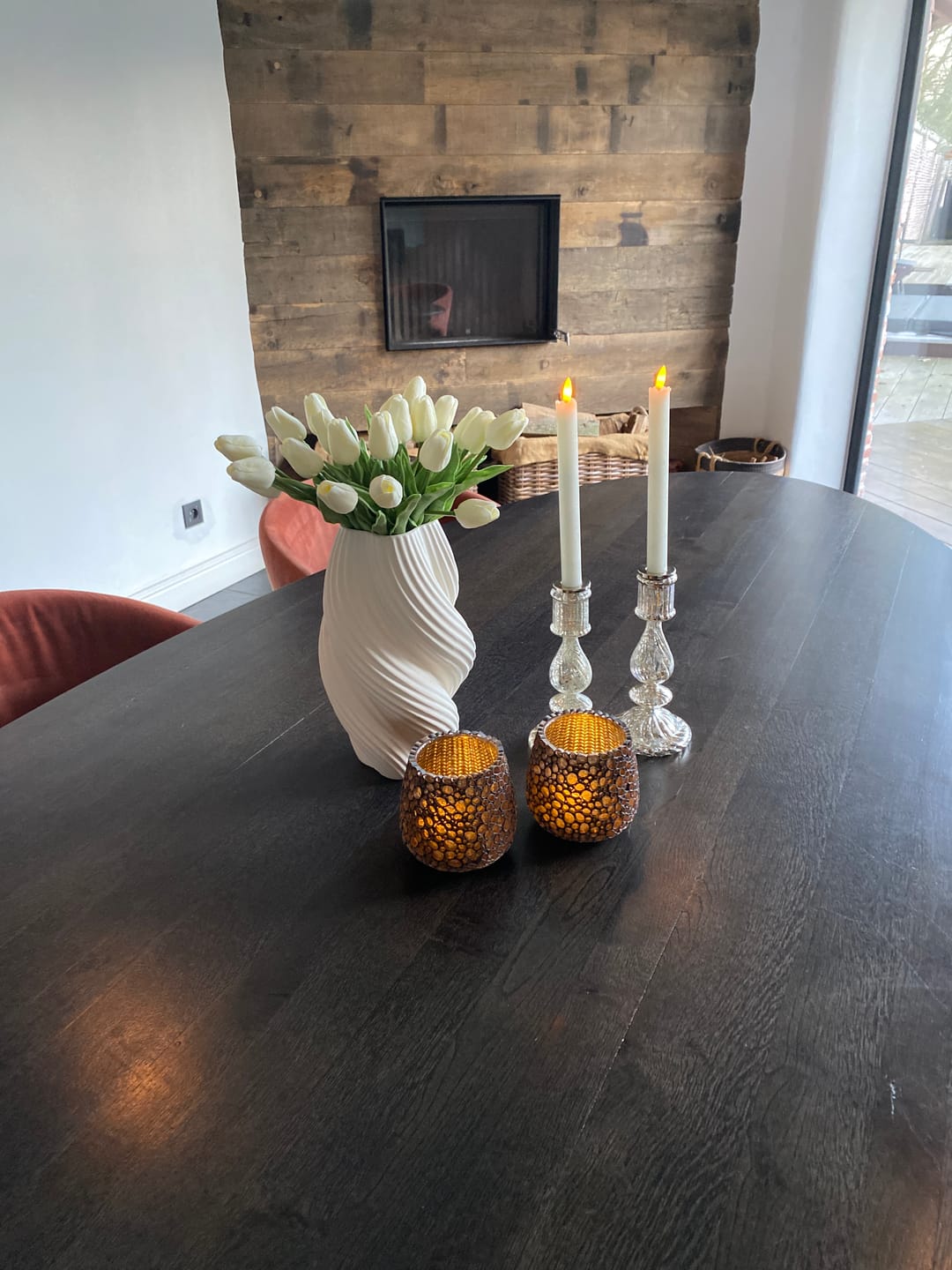 Customer photo review of Tulpen Boeket - Wit (25 stengels)