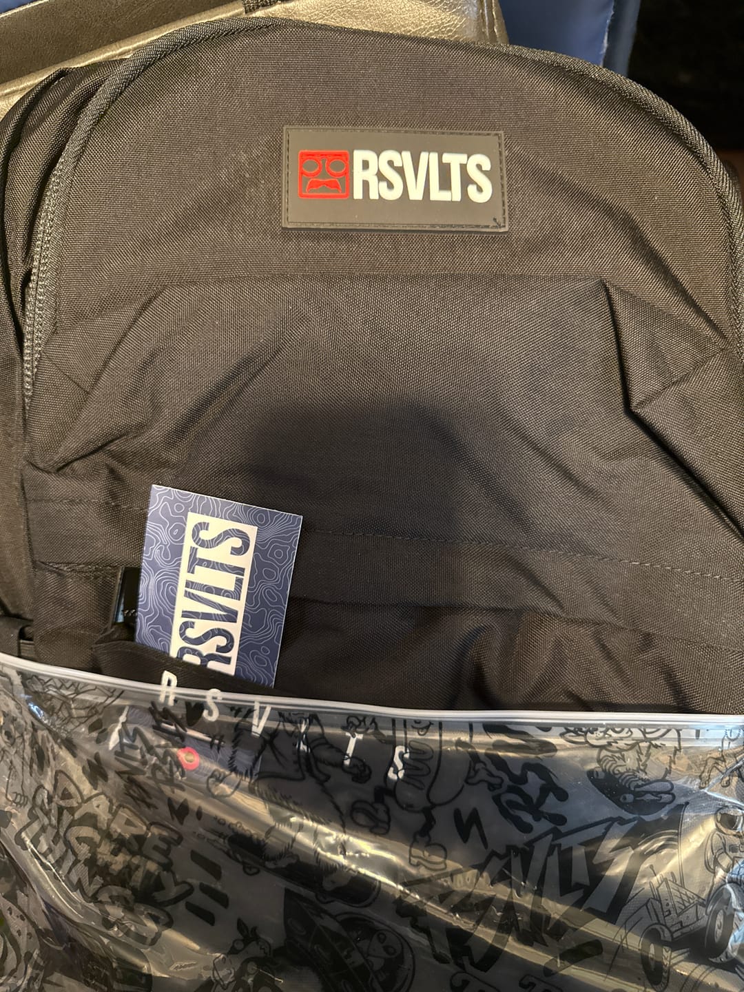 Customer photo review of RSVLTS Black Backpack V1