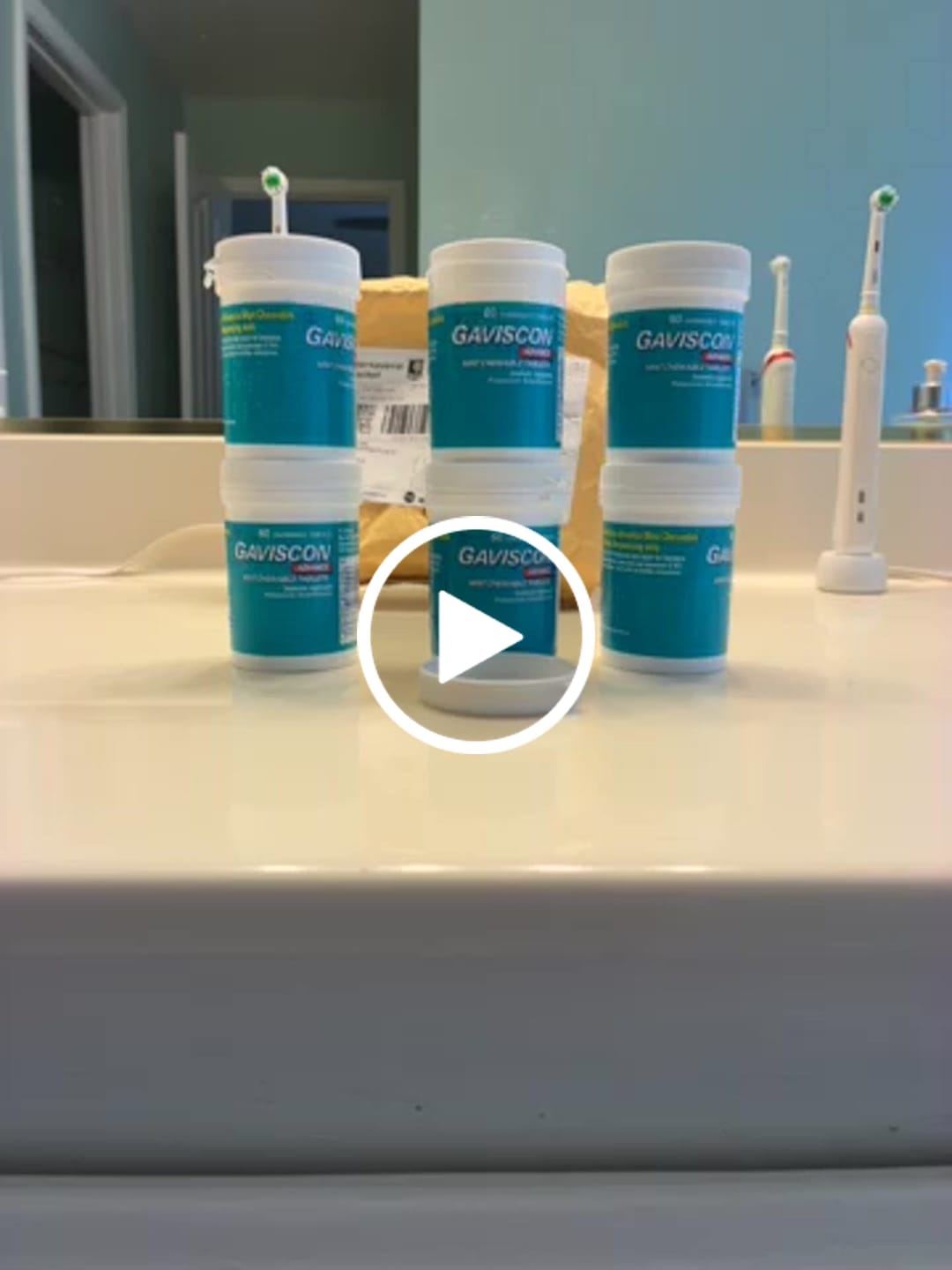 Customer video review of Gaviscon Advance Mint Chewable Tablets 60 Tablets