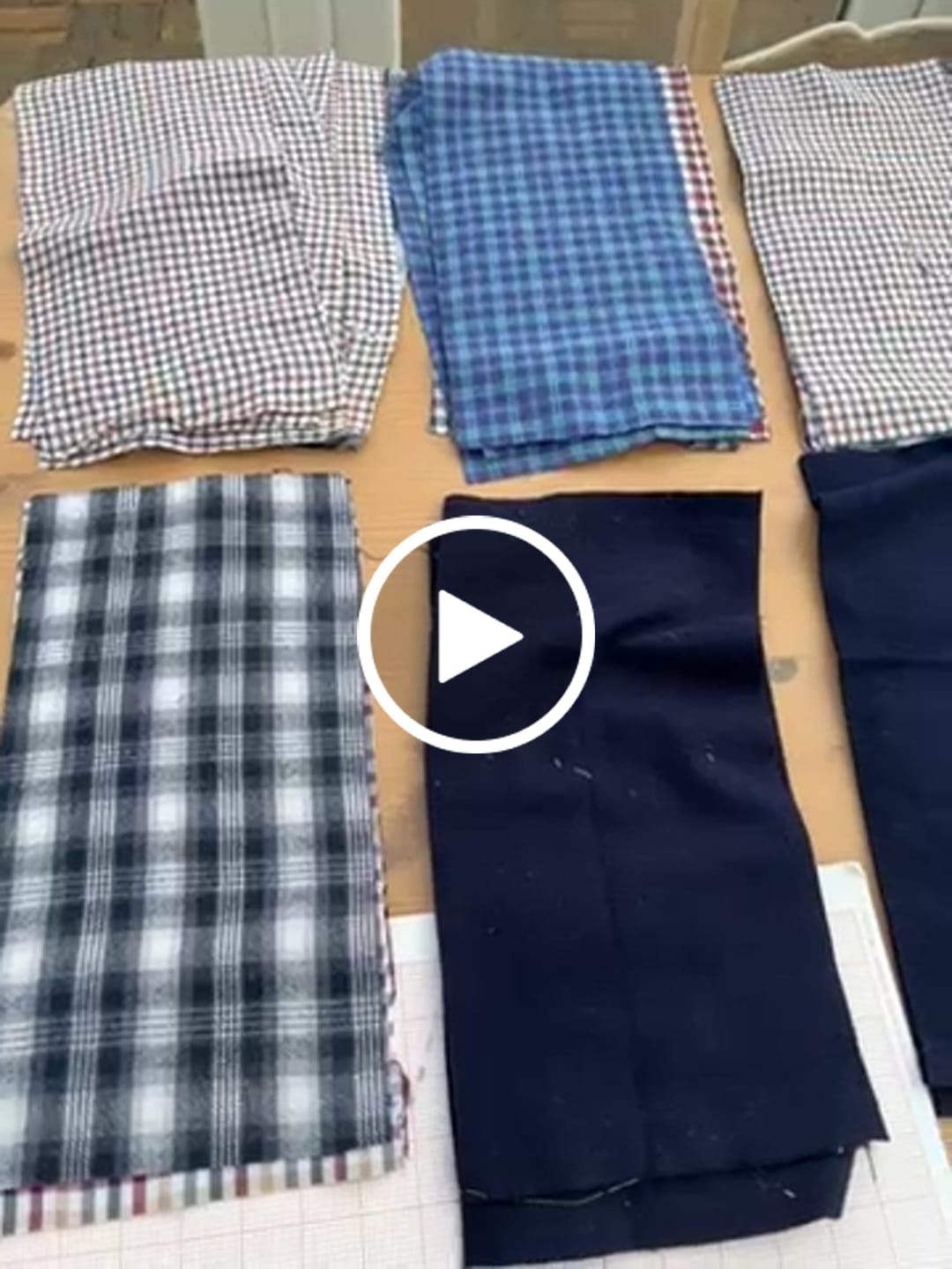 Customer video review of Plain Brushed Cotton Fabric